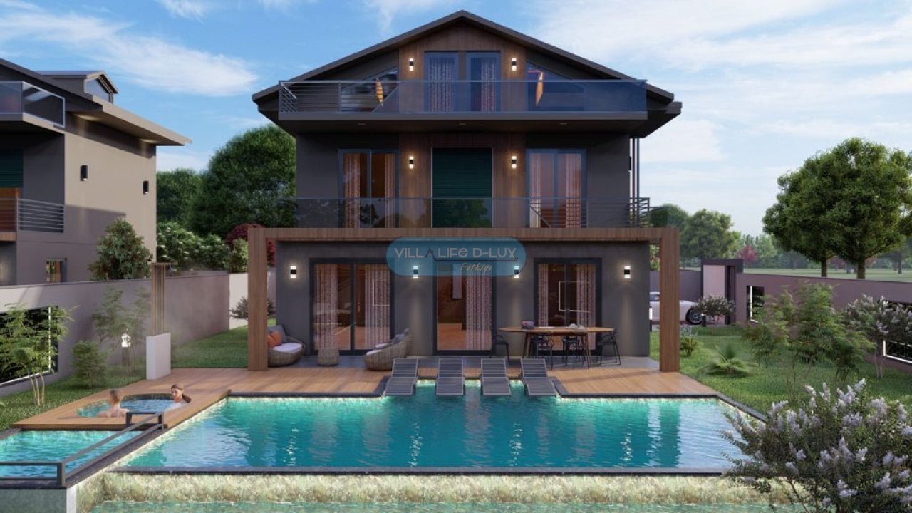 FETHİYE ÖLÜDENİZdE PROJEDEN SATILIK ULTRA LÜKS VİLLA!!!