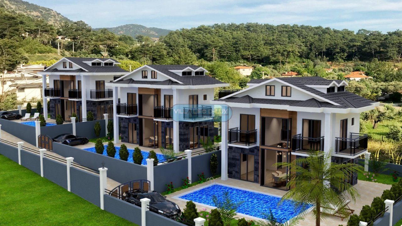 GÖCEKtE DENİZE YÜRÜME MESAFESİNDE PROJEDEN SATILIK VİLLA!!!